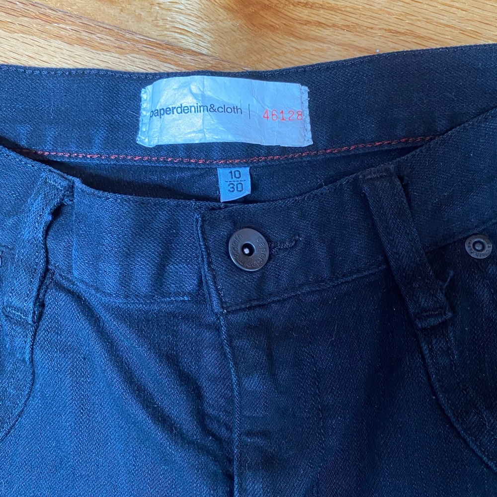 Paper Denim and Cloth Size 10 Black